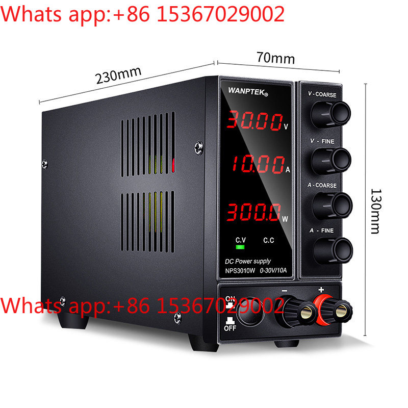 High Precision Dc Power Supply 30V 10A - Fuente de alimentación CC NPS3010W ajustable