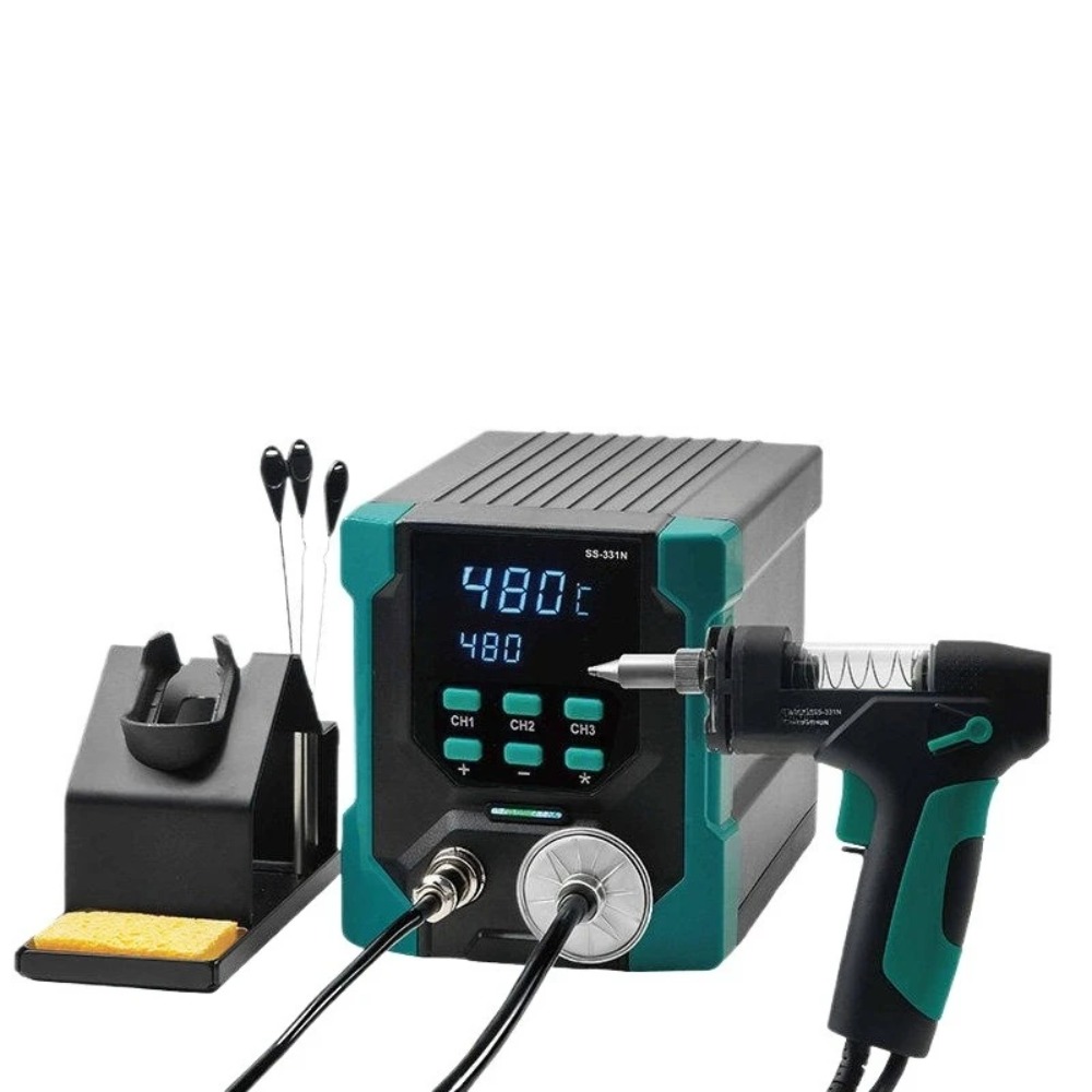 Desoldering Pump Electric Vacuum Station - Máquina desoldadora eléctrica LCD SS-331 de