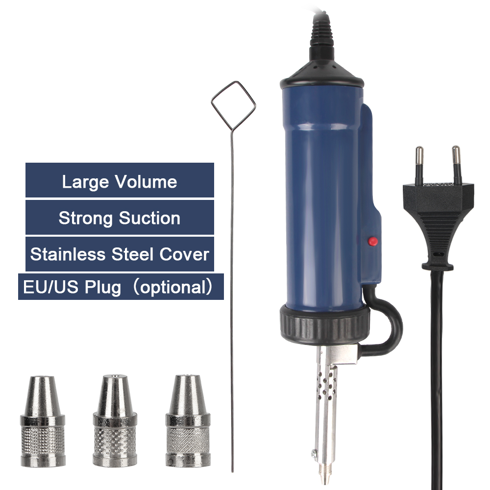 Desoldering Pump Electric Vacuum Station - Aspiradora con ventosa de estaño con
