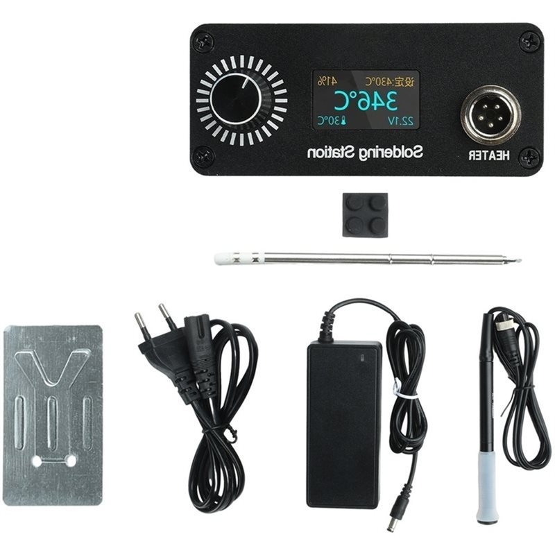 T12 Soldering Station Oled - Estación de Soldadura AB11-T12 para Reparaciones