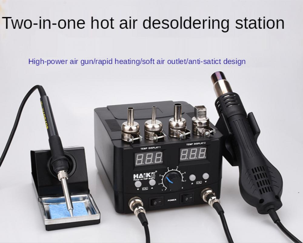 2 In 1 Soldering Rework Station 750W - Estación de soldadura Digital Led 2