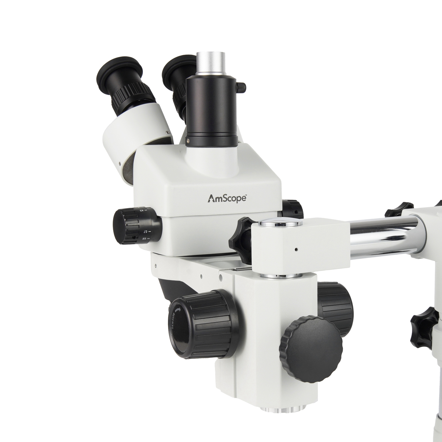 Trinocular Stereo Microscope 7X-45X - Cabezal de Microscopio Estéreo con Zoom