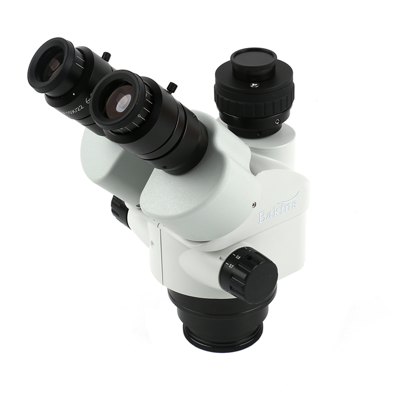 Trinocular Stereo Microscope 7X-45X - Microscopio estéreo Trinocular industrial 7x-45x, cabezal