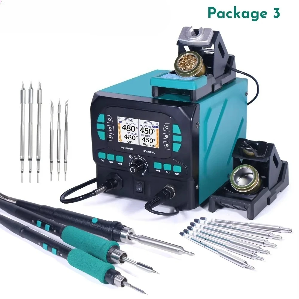 C210 Precision Soldering Station - Herramienta 992D-II 2 en 1, Nano