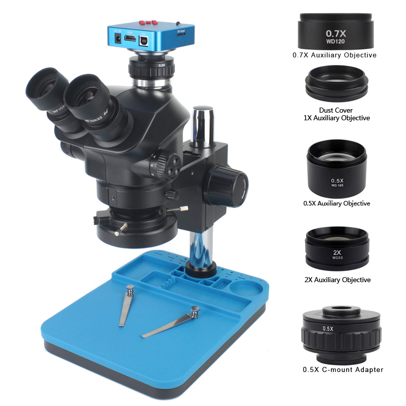 Cámara de Video HDMI USB VGA 1 - Simul-Focal Industrial Microscope 4K Hdmi reseña y precio
