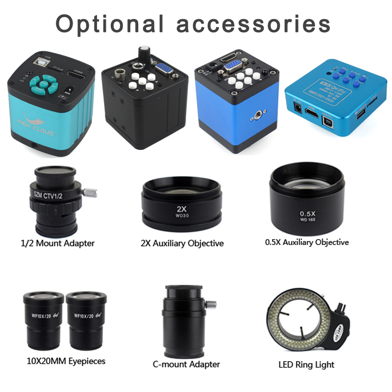 Juego de cámara HDMI 4K 48MP 3 - Simul-Focal Industrial Microscope 4K Hdmi reseña y precio