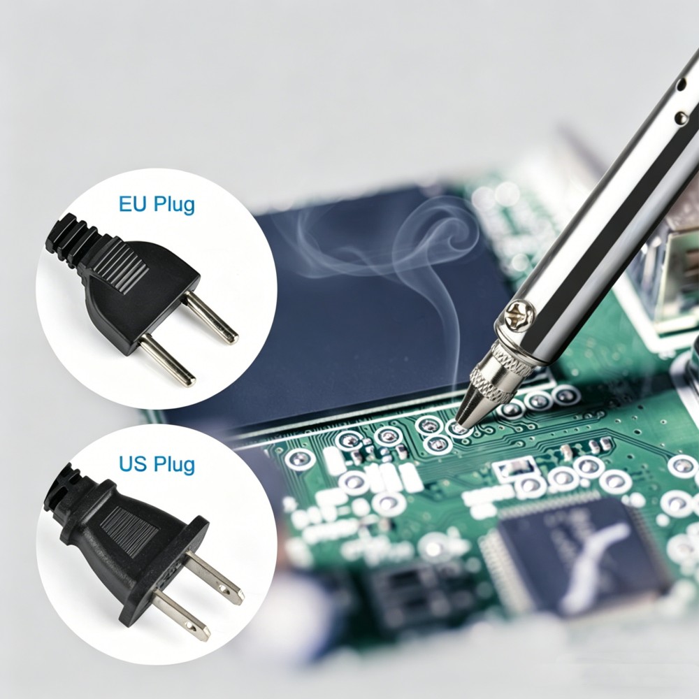 Soldador Eléctrico AC 220V, Má - Desoldering Pump Electric Vacuum Station reseña y precio