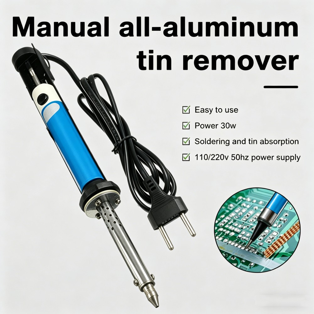 Soldador Eléctrico AC 220V, Má - Desoldering Pump Electric Vacuum Station reseña y precio