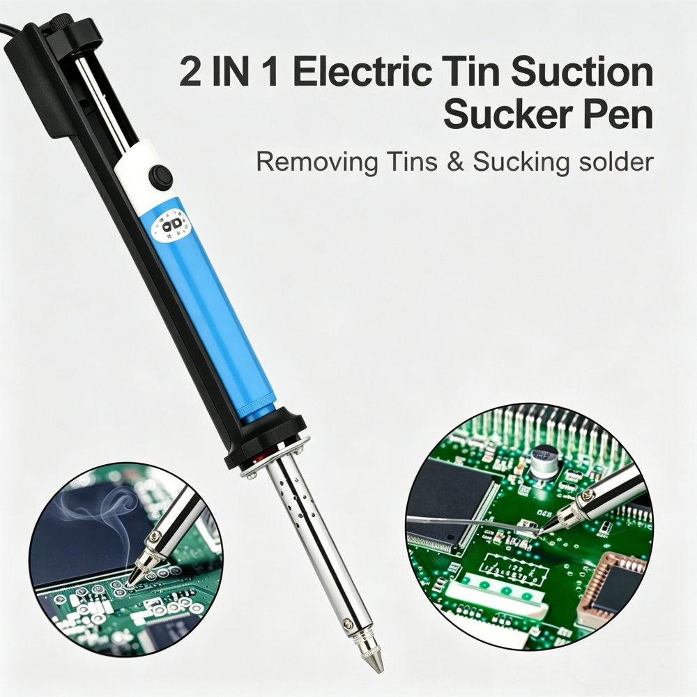 Soldador Eléctrico AC 220V, Má - Desoldering Pump Electric Vacuum Station reseña y precio