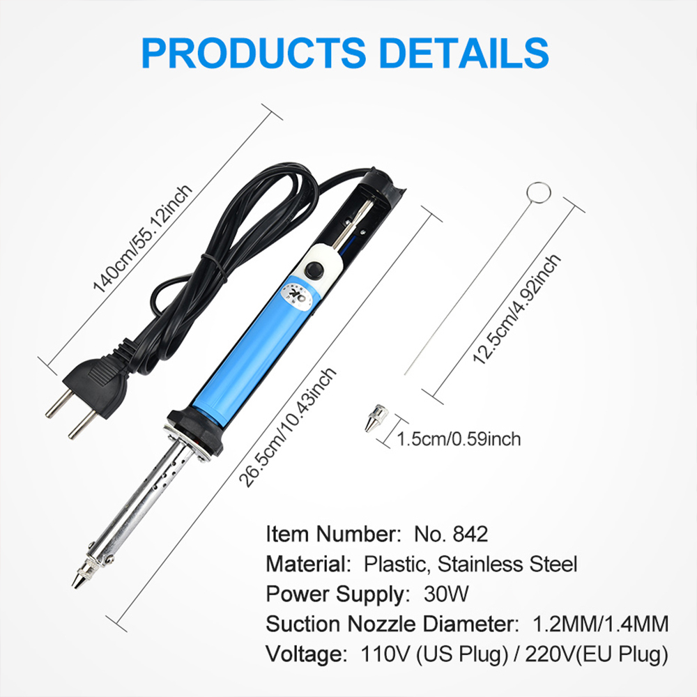 AC 110V/220V pluma eléctrica c - Desoldering Pump Electric Vacuum Station reseña y precio