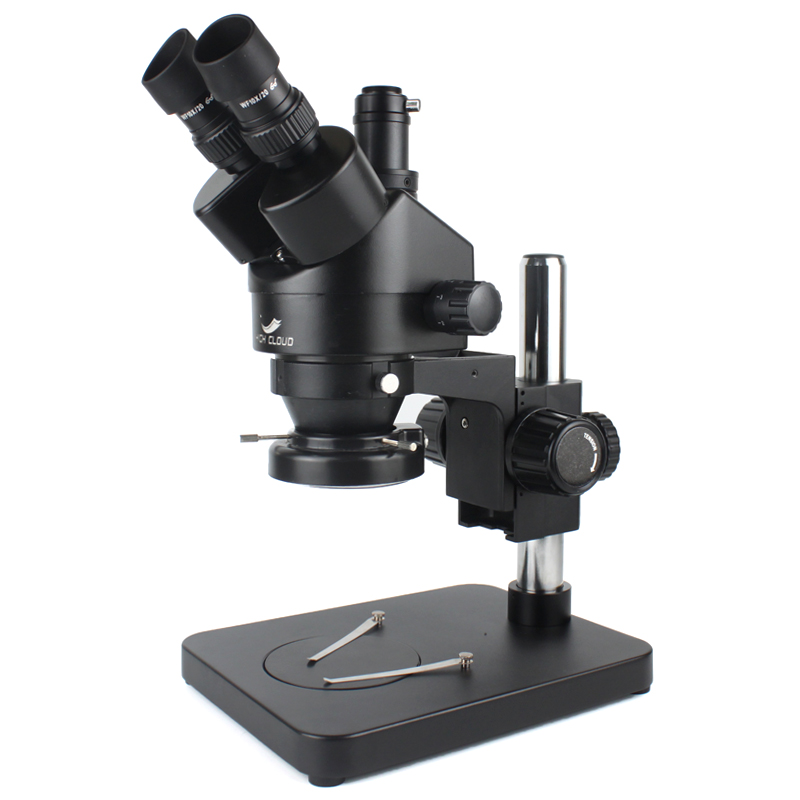 Microscopio con Zoom estéreo T - Trinocular Stereo Microscope 7X-45X reseña y precio