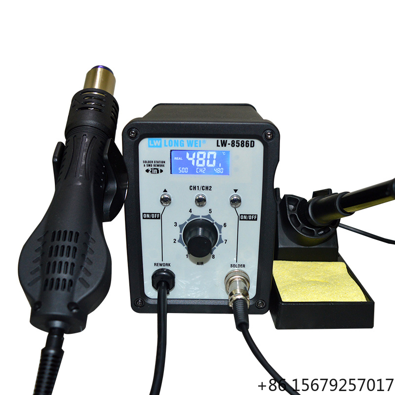 LW-8586D Pistola de Aire Calie - 2 In 1 Soldering Rework Station 750W reseña y precio