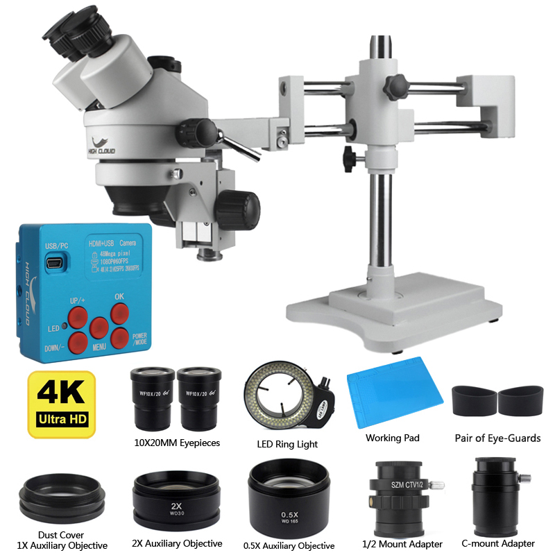 Cámara Industrial 4K 48MP HDMI - Simul-Focal Industrial Microscope 4K Hdmi reseña y precio