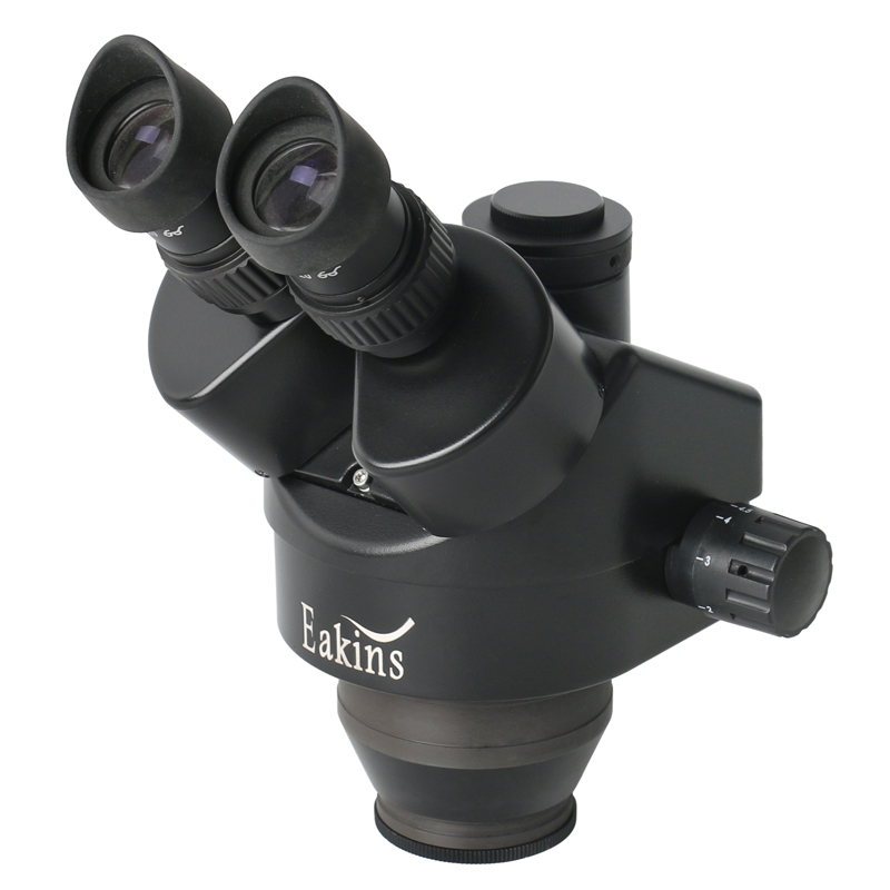 Cabezal de Microscopio estéreo - Trinocular Stereo Microscope 7X-45X reseña y precio