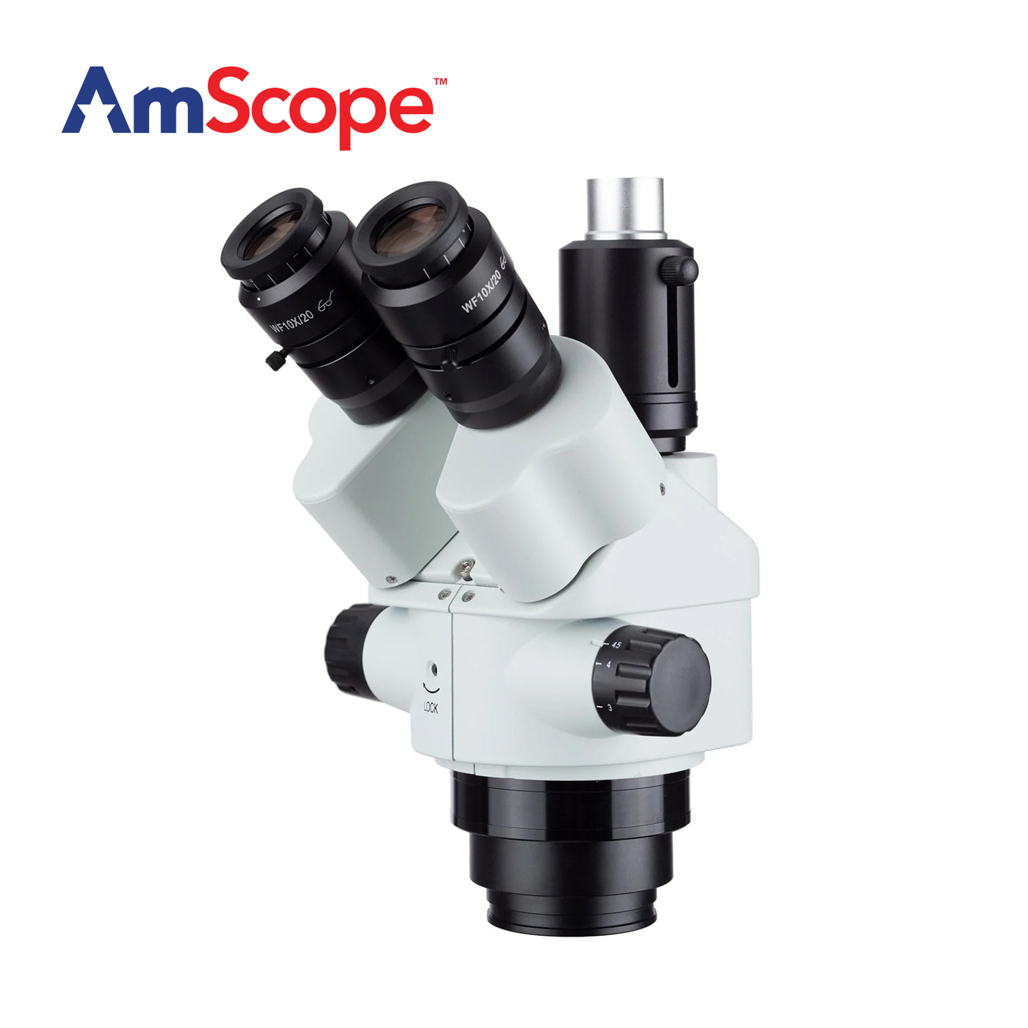 Cabezal de Microscopio Estéreo - Trinocular Stereo Microscope 7X-45X reseña y precio