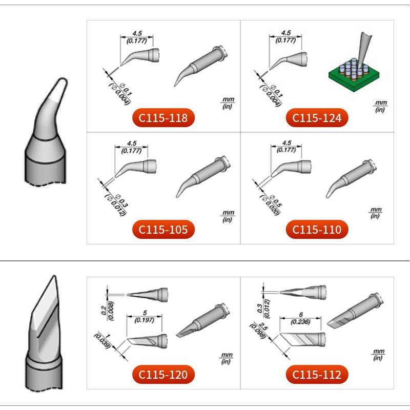 Cartuchos originales JBC C115, - C115 Nano Soldering Iron Station reseña y precio