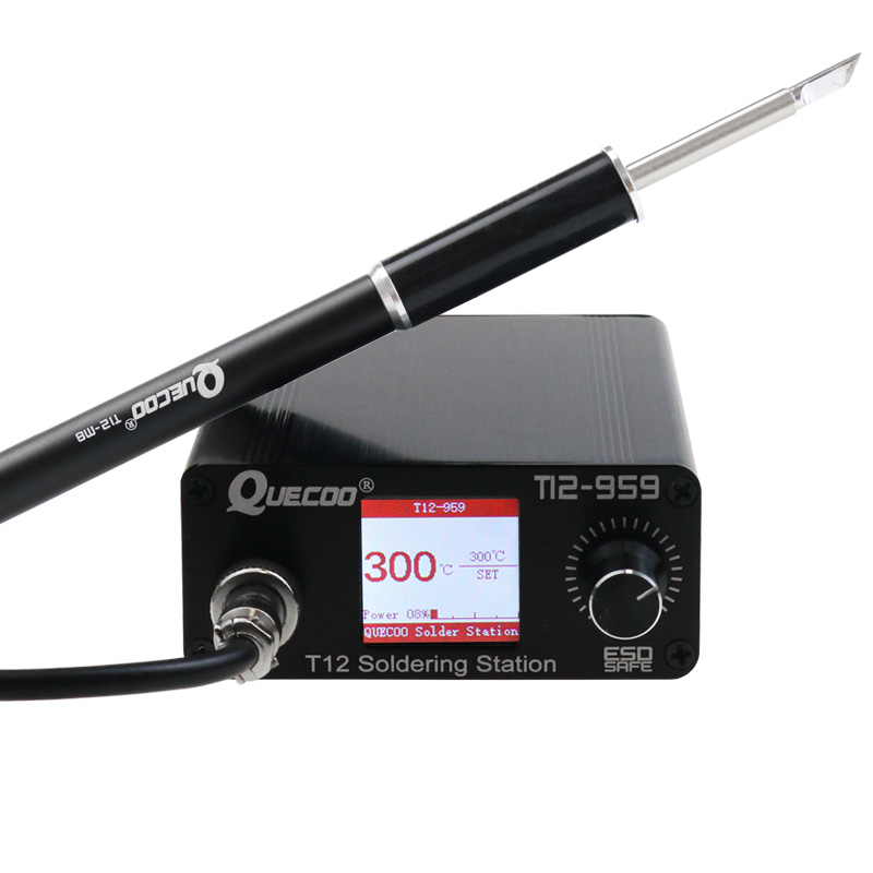 Estación de soldadura T12-959  - T12 Soldering Station Oled reseña y precio