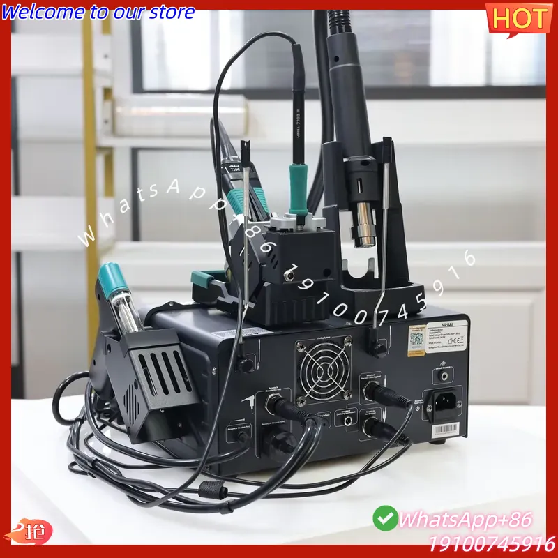Estación de Soldadura 5 en 1 Y - Desoldering Pump Electric Vacuum Station reseña y precio