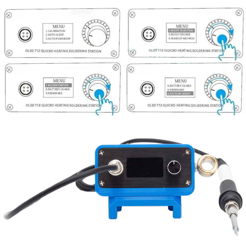 Estación de soldadura T12, sol - T12 Soldering Station Oled reseña y precio