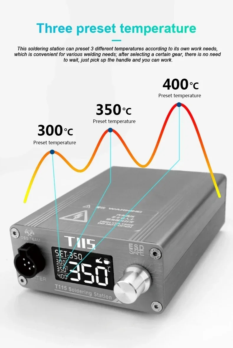 Estación de Soldadura Eléctric - C115 Nano Soldering Iron Station reseña y precio