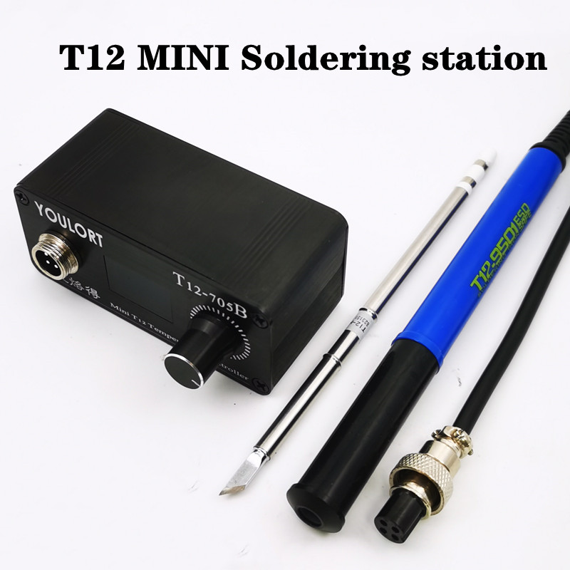 MINI estación de soldadura de  - T12 Soldering Station Oled reseña y precio