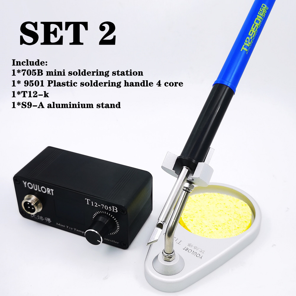 MINI estación de soldadura de  - T12 Soldering Station Oled reseña y precio