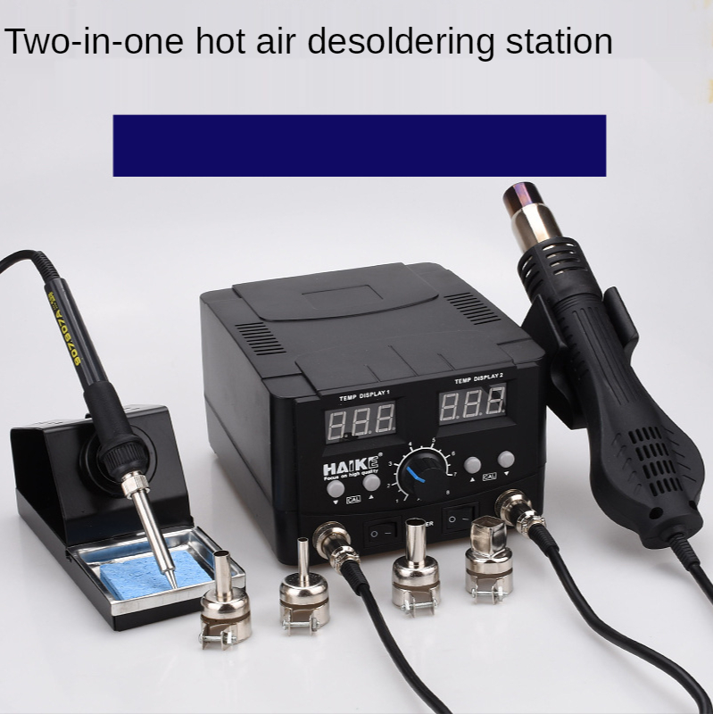 Estación de soldadura Digital  - 2 In 1 Soldering Rework Station 750W reseña y precio