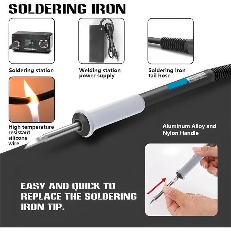 Estación de Soldadura Portátil - T12 Soldering Station Oled reseña y precio