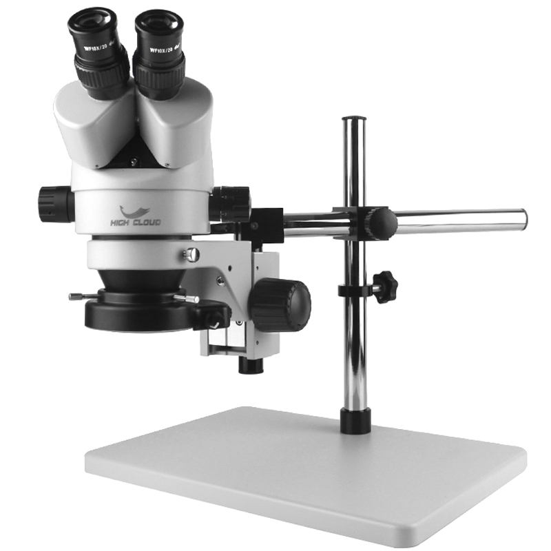 Microscopio Trinocular estéreo - Trinocular Stereo Microscope 7X-45X reseña y precio