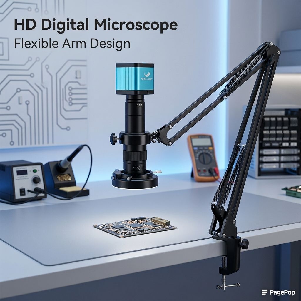 Cámara de Microscopio Industri - 4K Microscope Camera Sony Sensor reseña y precio