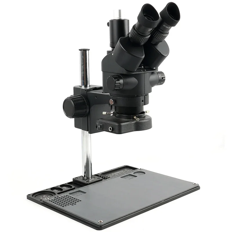 Juego de microscopio Trinocula - Trinocular Stereo Microscope 7X-45X reseña y precio