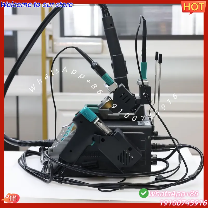 Estación de Soldadura 5 en 1 Y - Desoldering Pump Electric Vacuum Station reseña y precio