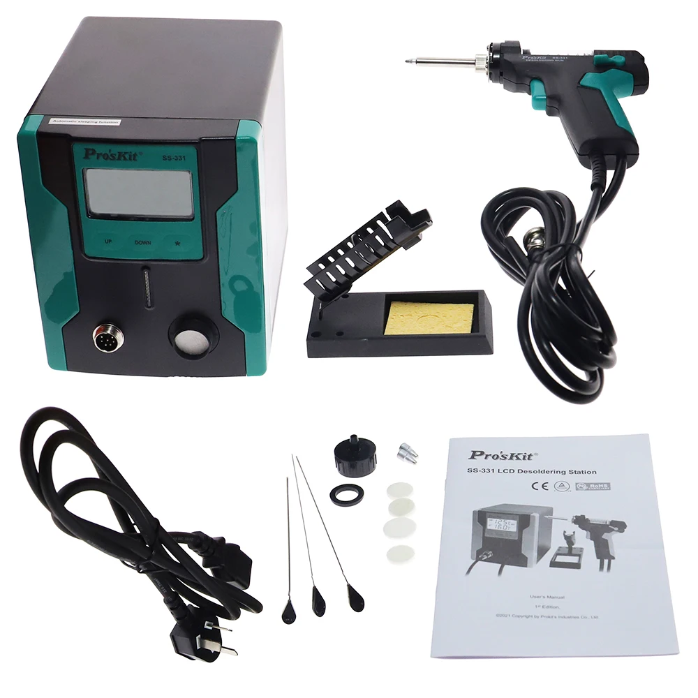 Estación de desoldadura eléctr - Desoldering Pump Electric Vacuum Station reseña y precio
