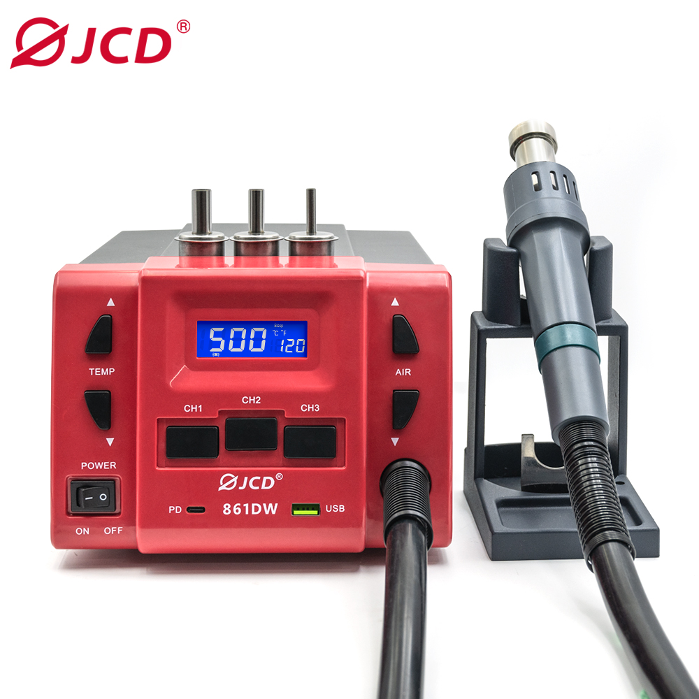 JCD 861DW pistola de aire cali - Hot Air Rework Station 861Dw reseña y precio