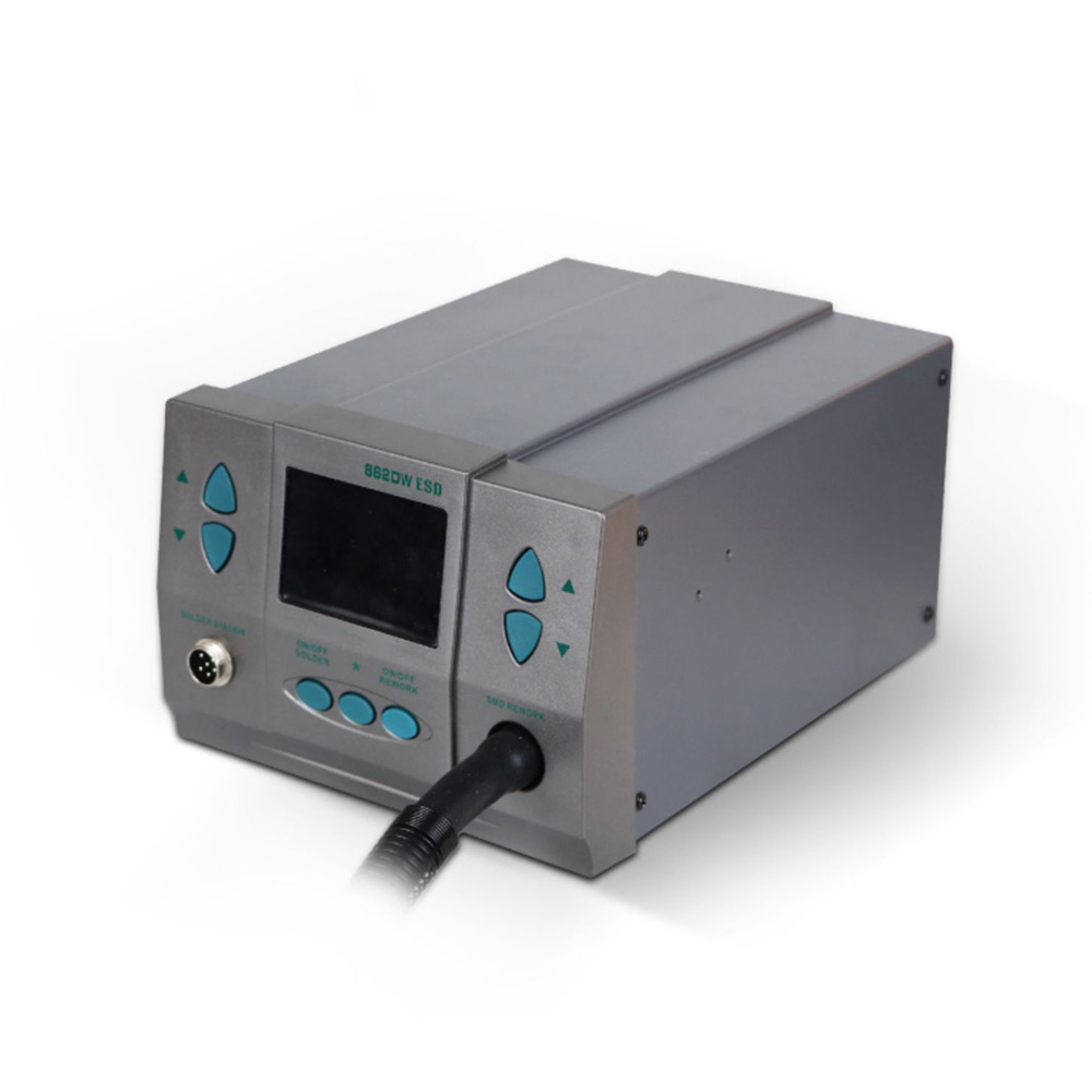 Estaciones de soldadura de 100 - Hot Air Rework Station 861Dw reseña y precio