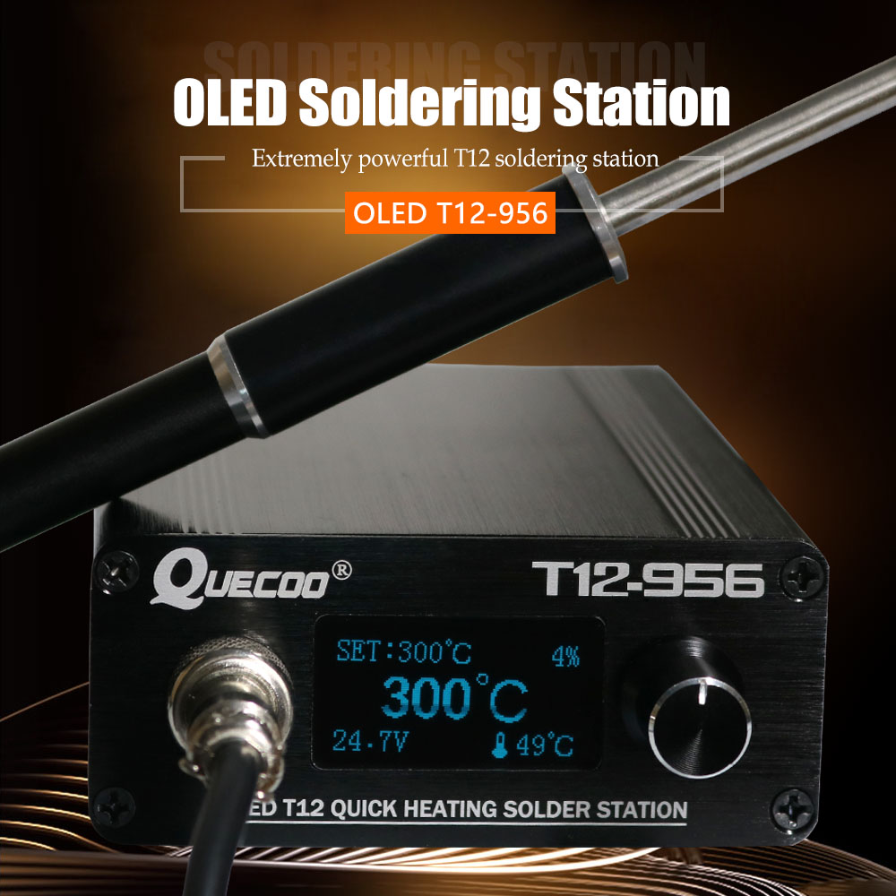 Estación Digital de soldadura  - T12 Soldering Station Oled reseña y precio