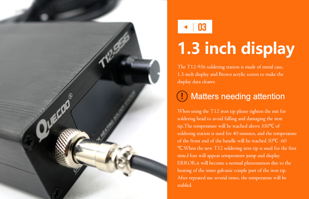 Estación Digital de soldadura  - T12 Soldering Station Oled reseña y precio