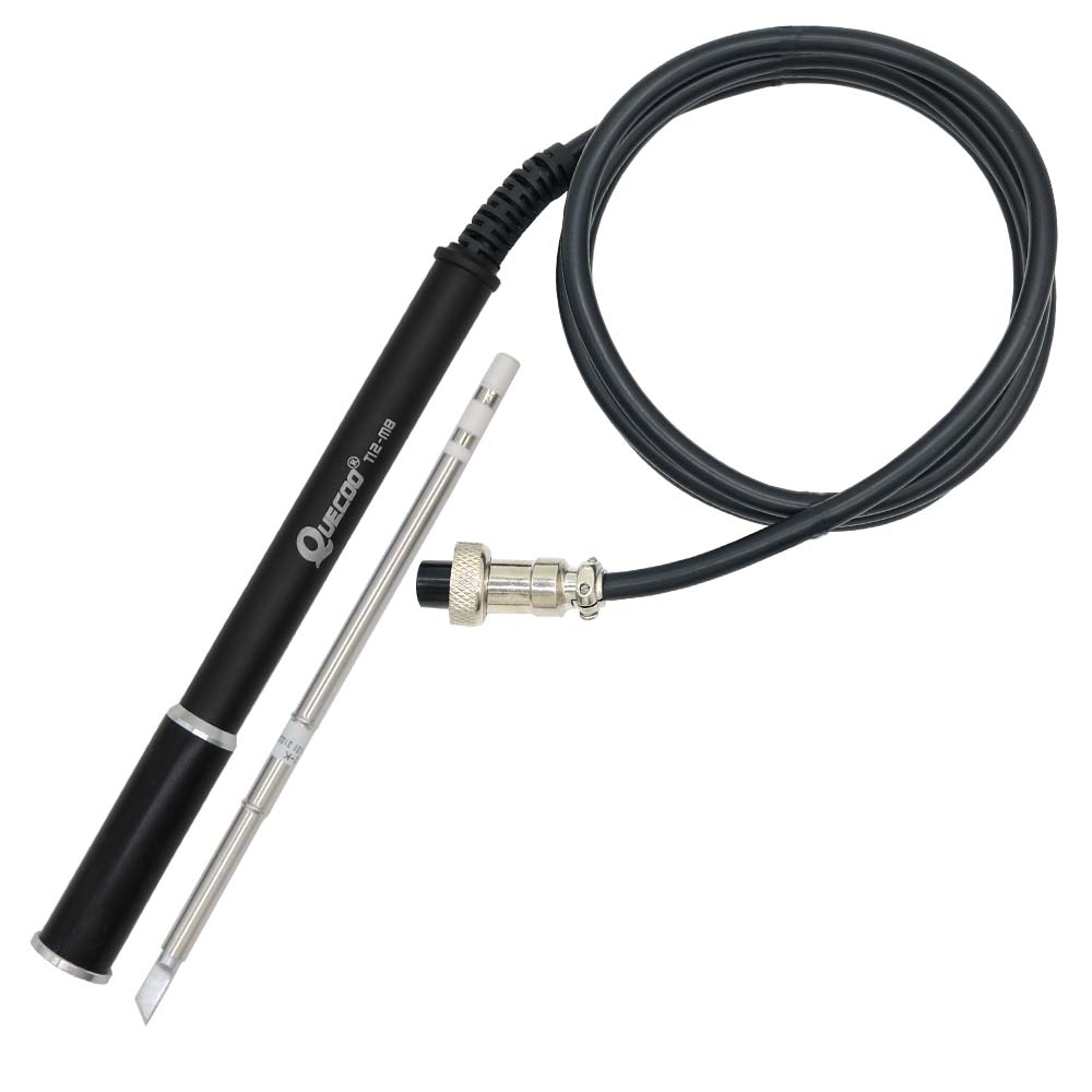 Mango negro de aleación de alu - T12 Soldering Station Oled reseña y precio