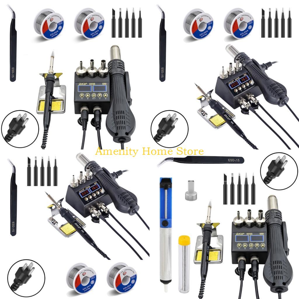 Soldador F26C 2 en 1, estación - 2 In 1 Soldering Rework Station 750W reseña y precio